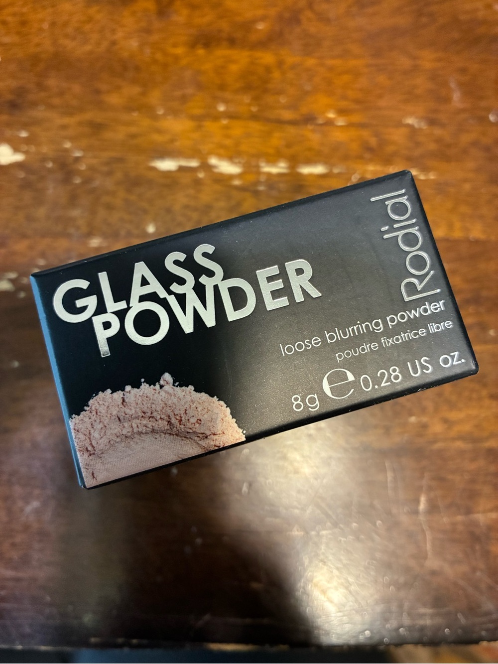 Rodial Glass Powder Loose Blurring Powder - Pink/Black Packaging